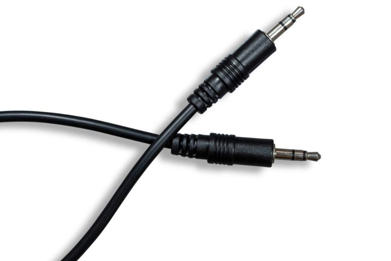 Cablelera 3.5mm Stereo M/12', 28AWG Audio Cable, Black (ZCUUFEMM-12) - Image 2
